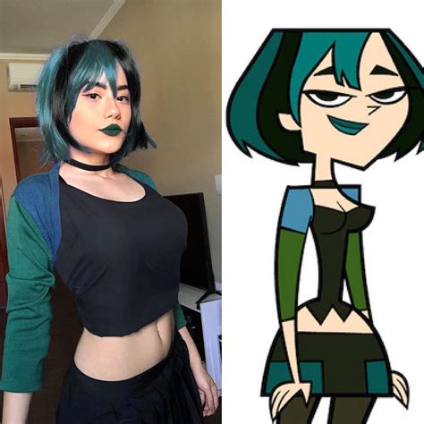 gwen cosplay total drama|Total Drama Island Gwen Cosplay Costume Outfit